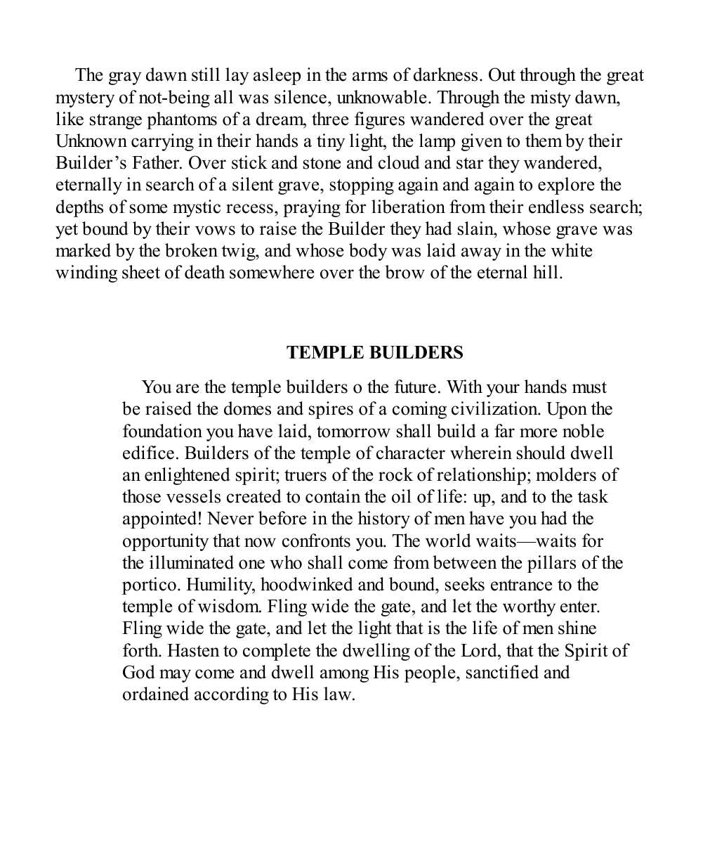 Lost Keys of Freemasonry (PDF) - Manly P. Hall